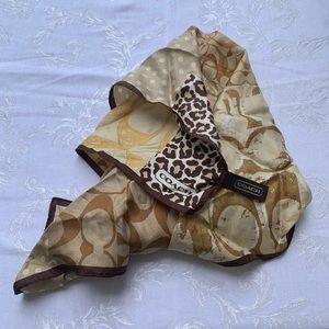 Animal print scarf